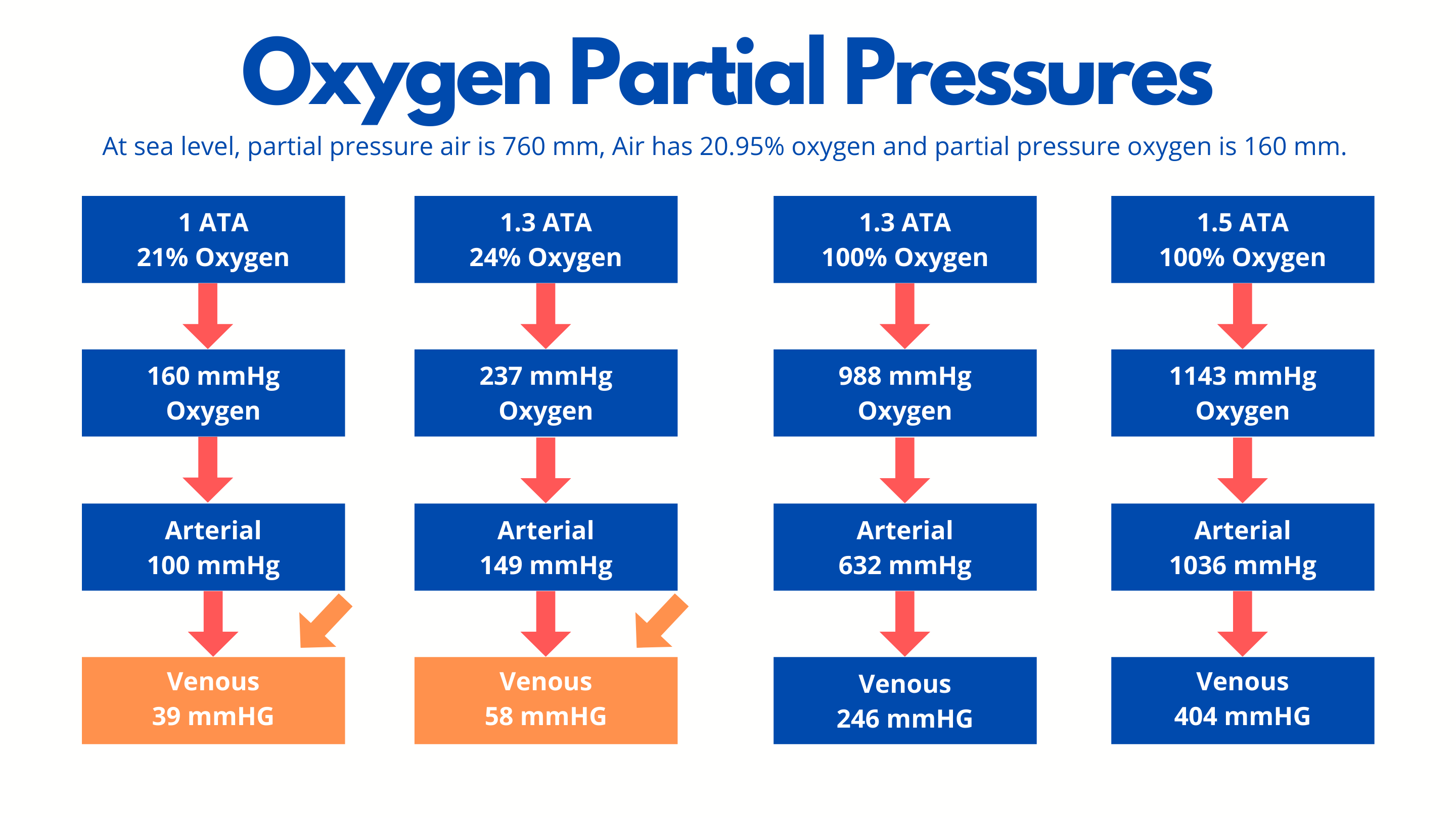 Oxygen Partial pressure under mild Hyperbaric oxygen conditions