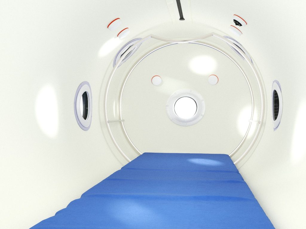 Inside the OxyNova 9 Wellness Hyperbaric Chamber